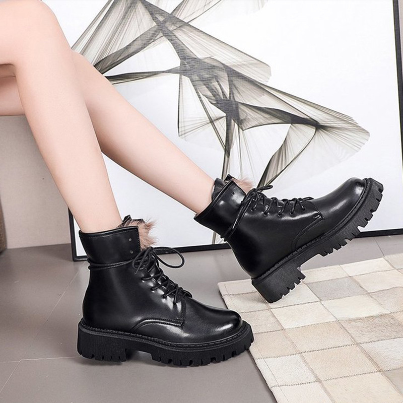 2021 New Women Ankle Shoes Winter Warm Plush Pu Leather Lace Up Ladies Fur Non Slip Fashion Woman Snow Boots Yp5h, Brown
2021 New Women Ankle Shoes Winter Warm Plush Pu Leather Lace Up Ladies Fur Non Slip Fashion Woman Snow Boots Yp5h, Brown