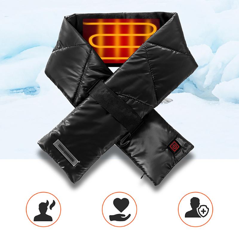 Autumn Winter New USB Heated Thermal Scarf Men&Women Waterproof Heating Scarf For Winter Skiing Hiking Cycling Warm Neckerchief, Black
Autumn Winter New USB Heated Thermal Scarf Men&Women Waterproof Heating Scarf For Winter Skiing Hiking Cycling Warm Neckerchief, Black