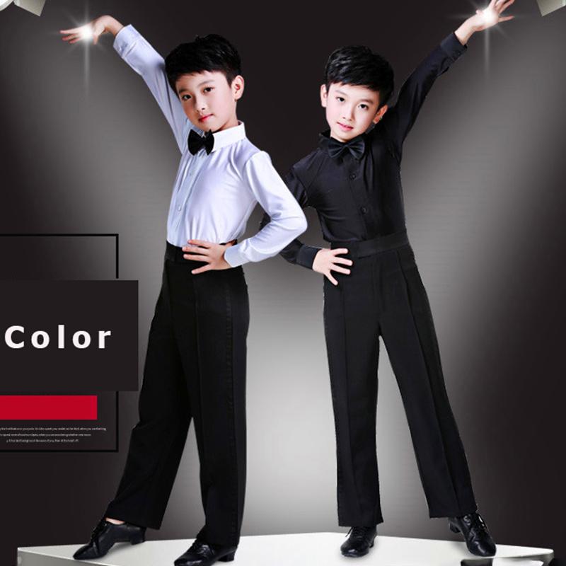 Stage Wear Latin Dance Costumes Suit For Children Boys Or Men Black White Shirts Cha Tango Rumba Ballroom BL1329, Black pants
Stage Wear Latin Dance Costumes Suit For Children Boys Or Men Black White Shirts Cha Tango Rumba Ballroom BL1329, Black pants