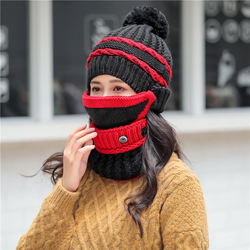Beanie/Skull Caps Winter Thick Windproof Warm Hat Womens Beanies Skullies Knitted Women Bonnet Beanie Cap Outdoor Riding Scarf Set, Pink
Beanie/Skull Caps Winter Thick Windproof Warm Hat Womens Beanies Skullies Knitted Women Bonnet Beanie Cap Outdoor Riding Scarf Set, Pink
