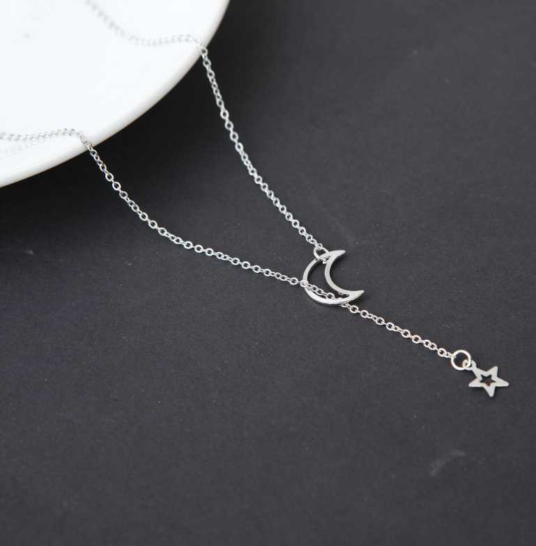 12pcs Fashion Simple Moon Star Necklace Clavicle Necklace Women Jewelry 
12pcs Fashion Simple Moon Star Necklace Clavicle Necklace Women Jewelry