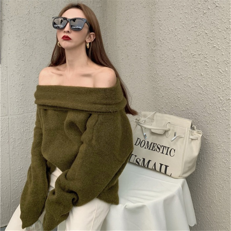 2021 New Manner Off the Shoulder Ladies'nightgown Fall Loose Mesh Tops Design Sense Slash Sexy Neck High Street Chic Pullovers 0GI8, Games
2021 New Manner Off the Shoulder Ladies'nightgown Fall Loose Mesh Tops Design Sense Slash Sexy Neck High Street Chic Pullovers 0GI8, Games