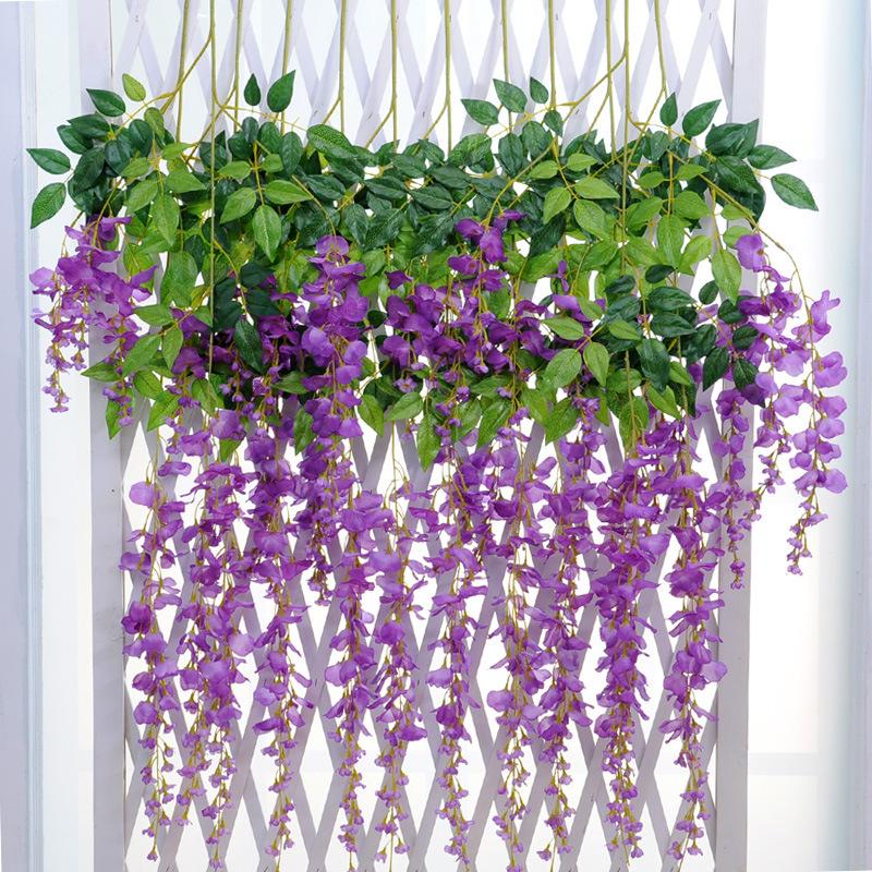 E-doo Artificial Flower Fake Wisteria Vine Silk Hydrangea Rattan Trailing Flowers Garland Hanging Home Party Wedding Decor, Cable tie-1 pack
E-doo Artificial Flower Fake Wisteria Vine Silk Hydrangea Rattan Trailing Flowers Garland Hanging Home Party Wedding Decor, Cable tie-1 pack