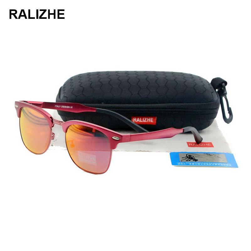 RALIZHE Mens Womens Fashion HD Polarized Sunglasses Designer Aluminum Magnesium Alloy Colorful Mirror Sun Glasses Semi UV400
RALIZHE Mens Womens Fashion HD Polarized Sunglasses Designer Aluminum Magnesium Alloy Colorful Mirror Sun Glasses Semi UV400