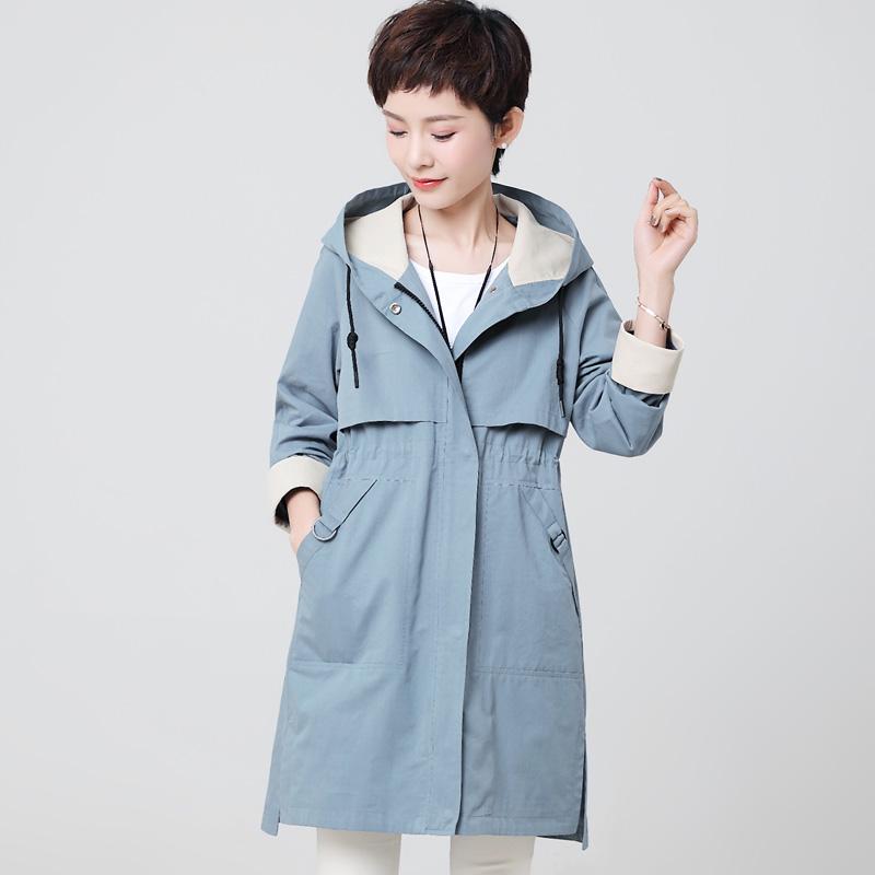 Spring Autumn Cotton Trench Coats Womens Long Casual Windbreaker Female Large size Loose Trench Coat Women Hooded Solid Overcoat, Caramel colour
Spring Autumn Cotton Trench Coats Womens Long Casual Windbreaker Female Large size Loose Trench Coat Women Hooded Solid Overcoat, Caramel colour