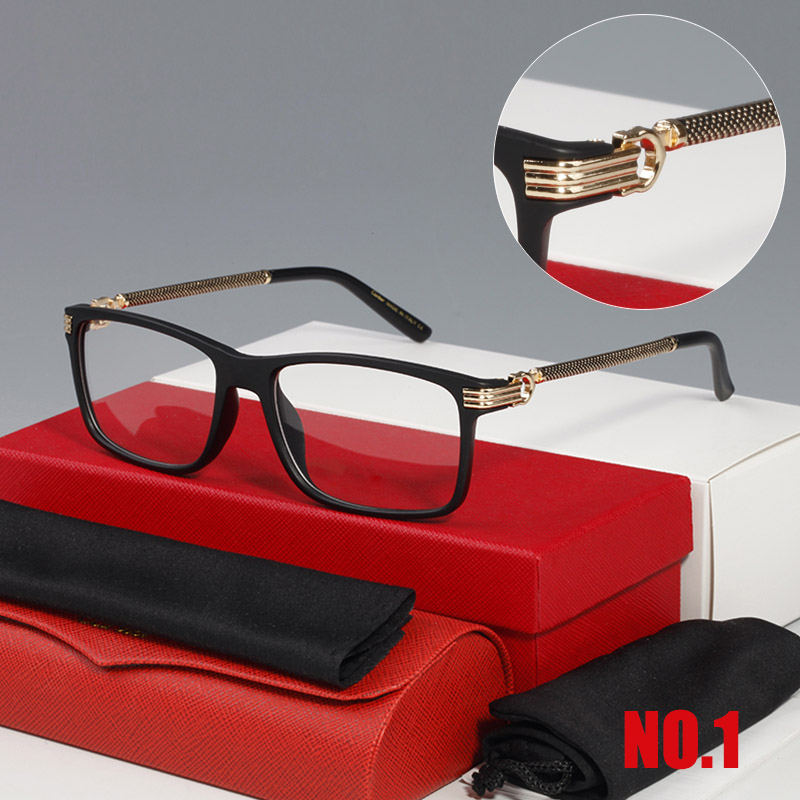 Designer Fashion optical frames men and women Square business casual style shape sunnies Framed Spectacles ic Simple Ornamental eyeglasses Good qualit