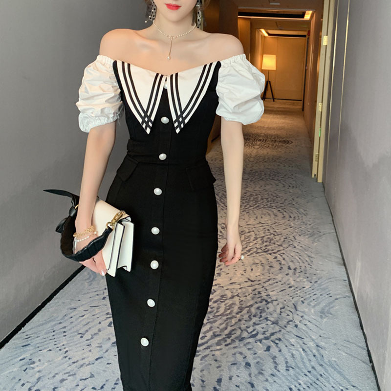 2021 New Black Retro Summer Sexy Ladies'dress Lovely Puff Mid-sleeve Women' Dresses Thin Party Dress DVOM
2021 New Black Retro Summer Sexy Ladies'dress Lovely Puff Mid-sleeve Women' Dresses Thin Party Dress DVOM