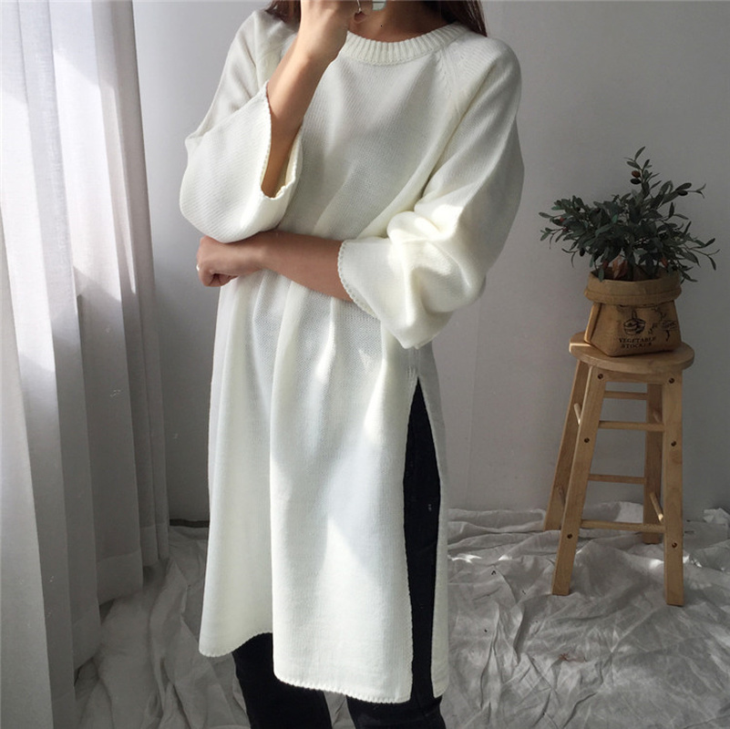 2021 New Autumn Female Winter Cleft Sweaters Elegant Ladies Pullovers Tops YFUC, White
2021 New Autumn Female Winter Cleft Sweaters Elegant Ladies Pullovers Tops YFUC, White