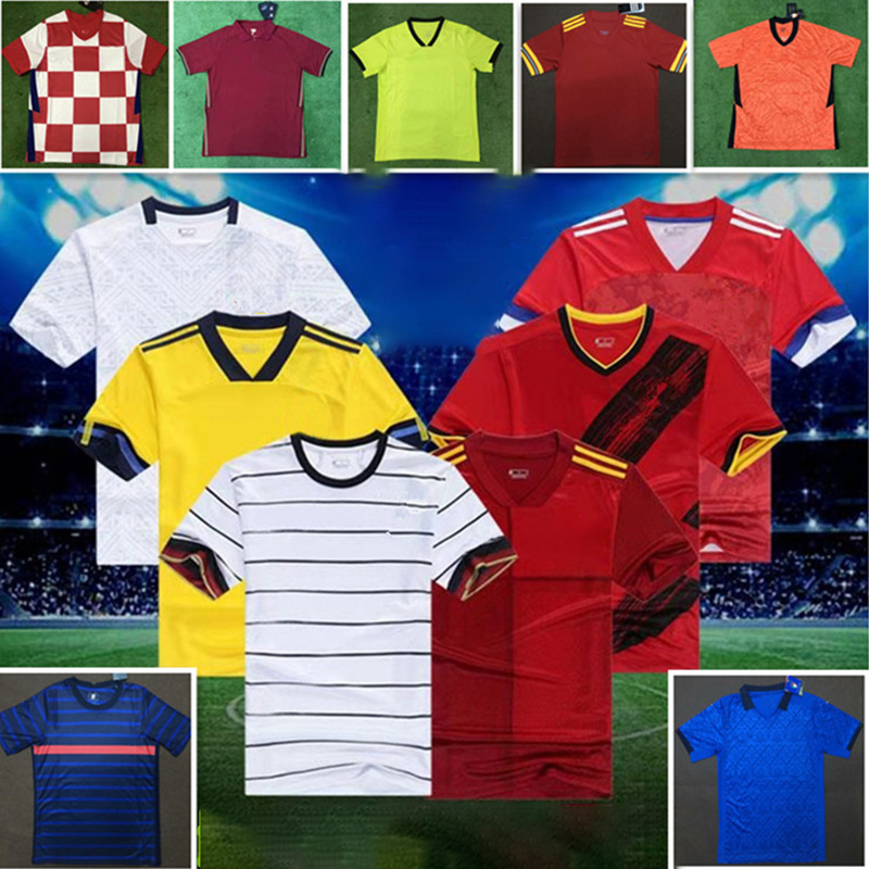 Men's T-Shirts World Cup football jersey top quality German G Portugal Argentina Italy France Netherlands jersey, White;black
Men's T-Shirts World Cup football jersey top quality German G Portugal Argentina Italy France Netherlands jersey, White;black