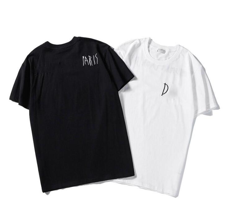Mens T Shirts Black White paris Embroidery tees Men Fashion Stylist Summer High Quality T Shirt Top Short Sleeve Womens Mens Clothing S-XXL, White;black
Mens T Shirts Black White paris Embroidery tees Men Fashion Stylist Summer High Quality T Shirt Top Short Sleeve Womens Mens Clothing S-XXL, White;black