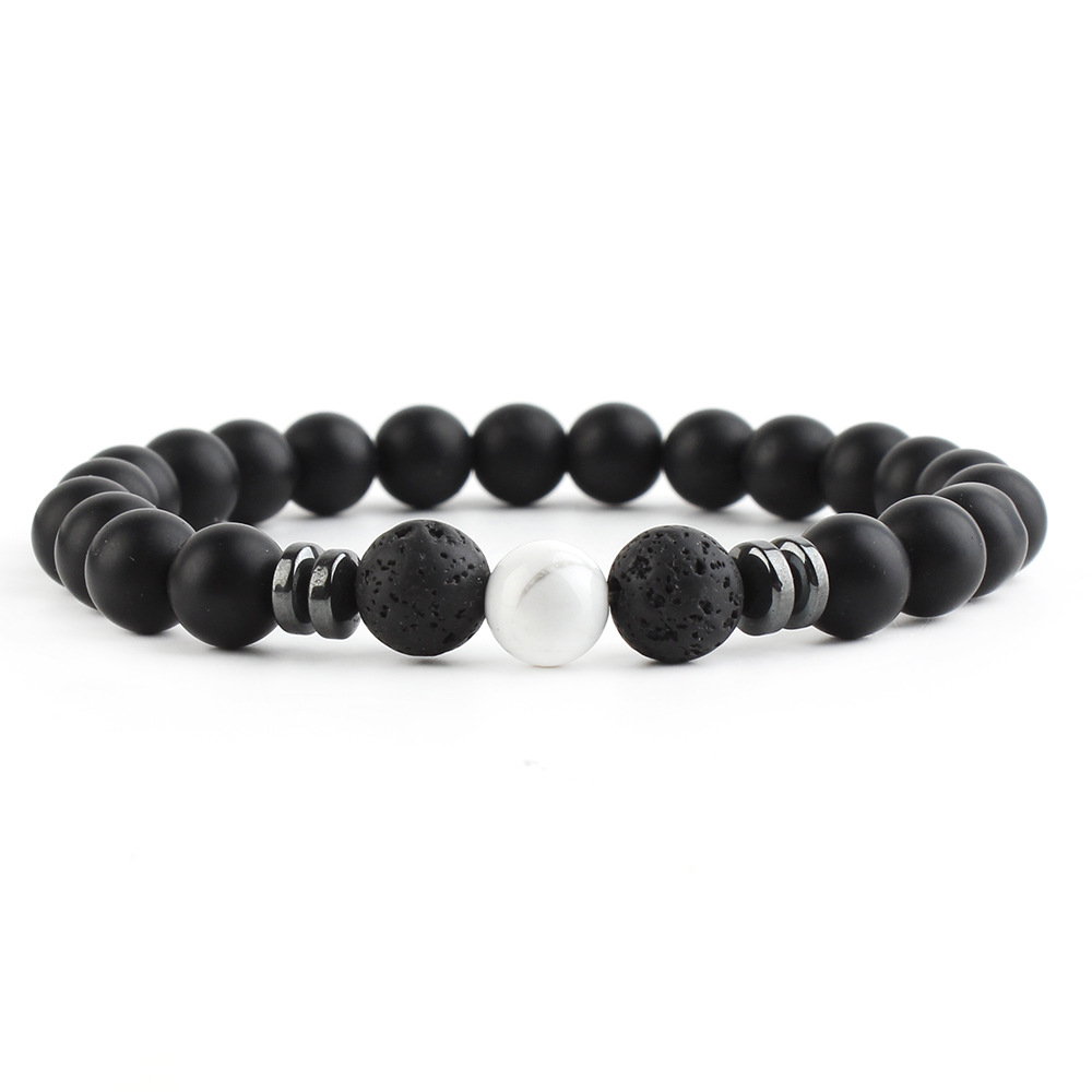 Popular Deisgn 8MM Natural Stone Strands Beads Bracelet Jewelry for Men Women Lovers Gift