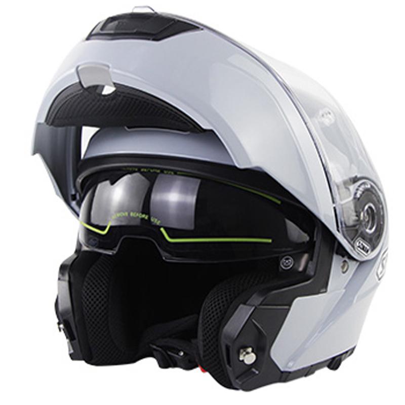 Motorcycle Helmet Full Face Silver Motocross Helmet Flip Up Capacete Da Motocicleta Cascos Moto Casque Doublel Len Racing, 955
Motorcycle Helmet Full Face Silver Motocross Helmet Flip Up Capacete Da Motocicleta Cascos Moto Casque Doublel Len Racing, 955