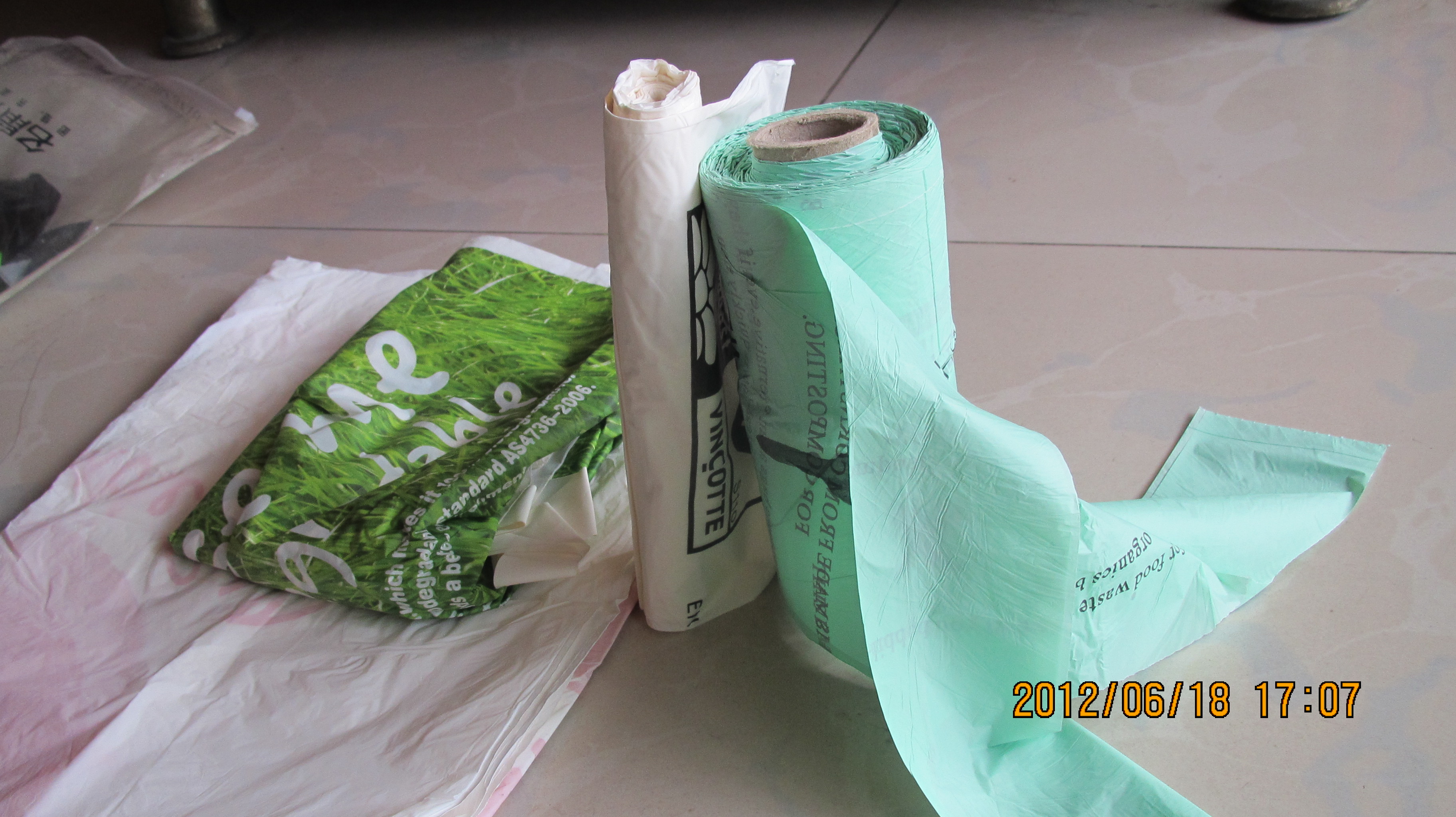Full biodegradable vest bag
