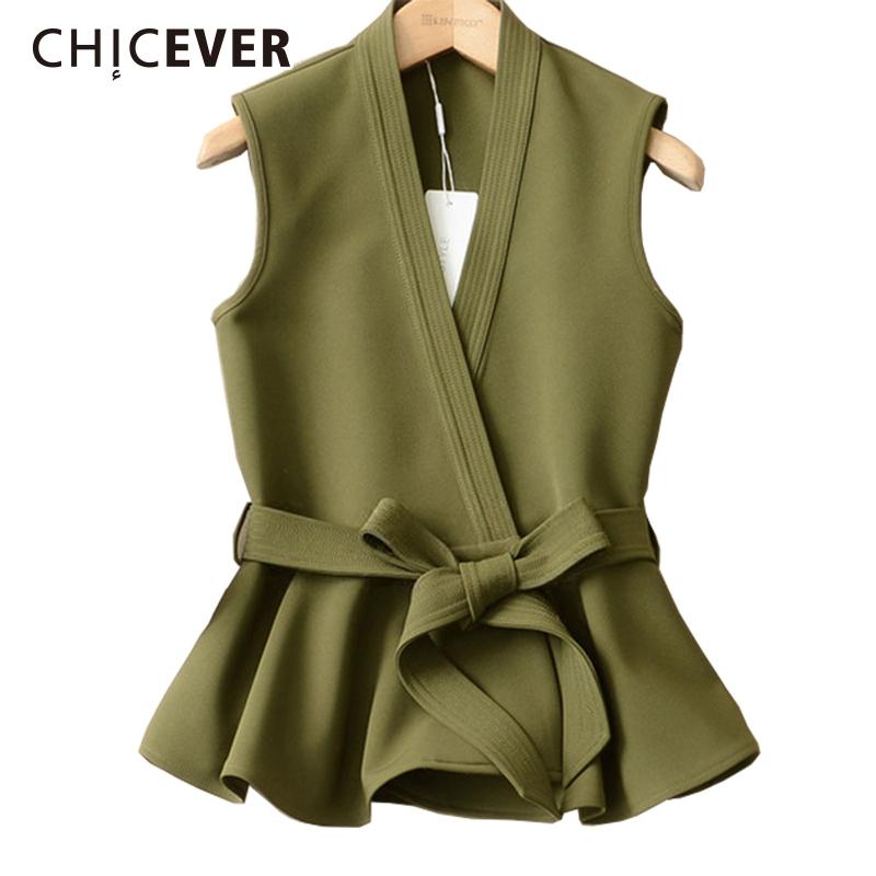 CHICEVER Casual Loose Vest For Women V Neck Sleeveless High Waist Lace Up Minimalist Vests Female Fashion Clothes 2021 New Style, Black
CHICEVER Casual Loose Vest For Women V Neck Sleeveless High Waist Lace Up Minimalist Vests Female Fashion Clothes 2021 New Style, Black