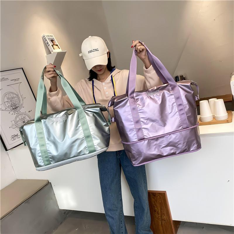 Fashion Travel Polyester Waterproof Bag Women's Short Distance Portable Large Capacity Labor Storage Shoulder HandBag Fitness, Black
Fashion Travel Polyester Waterproof Bag Women's Short Distance Portable Large Capacity Labor Storage Shoulder HandBag Fitness, Black