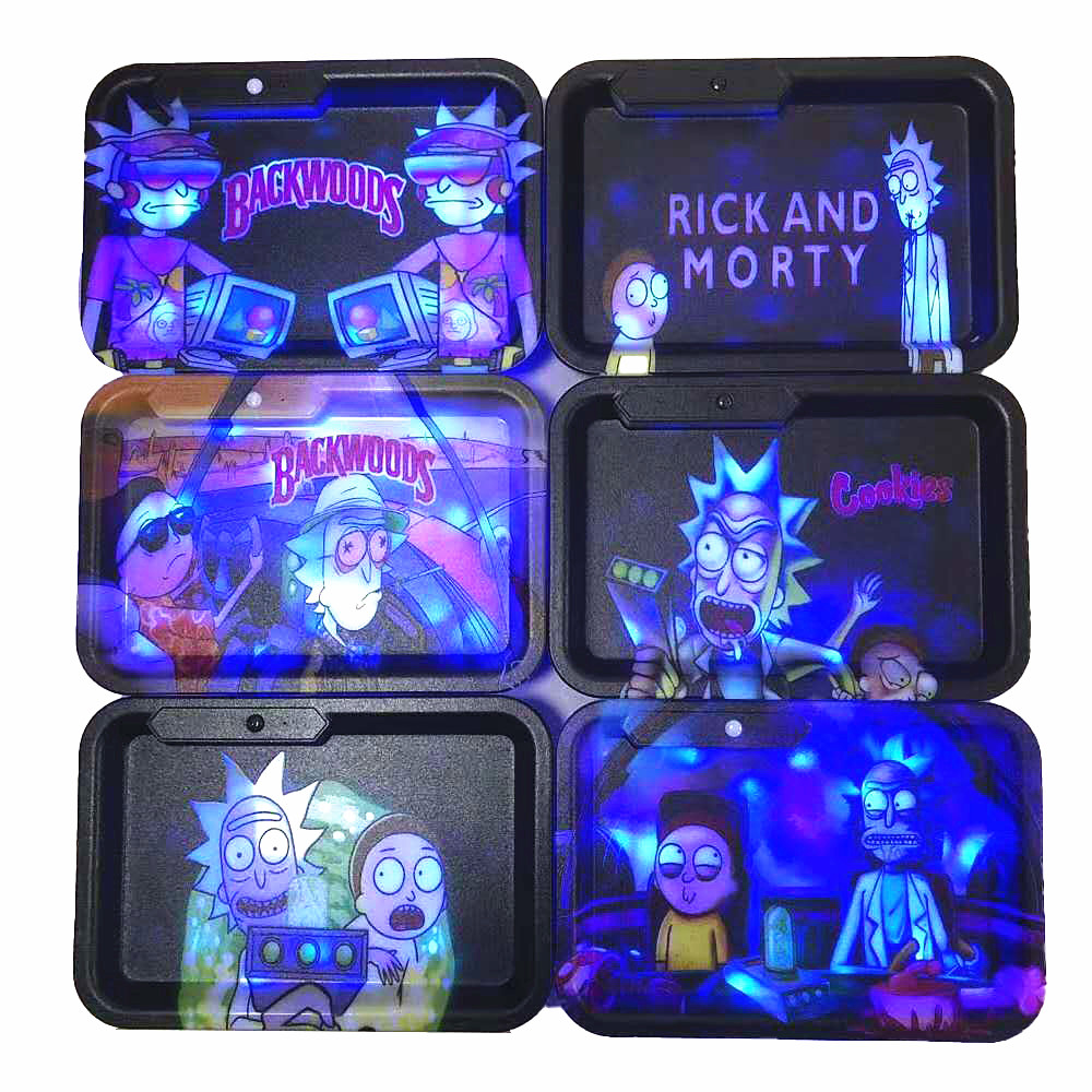 Small Size Glow Tray Innovative Cartoon Printing Rolling Tray 180mmx125mm Smoking Plate with 7 Changeable Colors Display Box 5CT
Small Size Glow Tray Innovative Cartoon Printing Rolling Tray 180mmx125mm Smoking Plate with 7 Changeable Colors Display Box 5CT