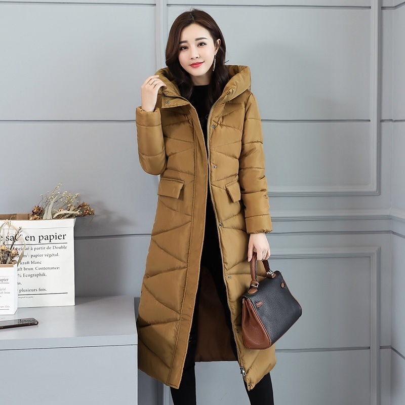 Vangull New Plus Size 3XL Parkas Fashion Women Winter Coat Long Slim Thicken Warm Jacket Down Cotton Padded Jackets Outwear 201019