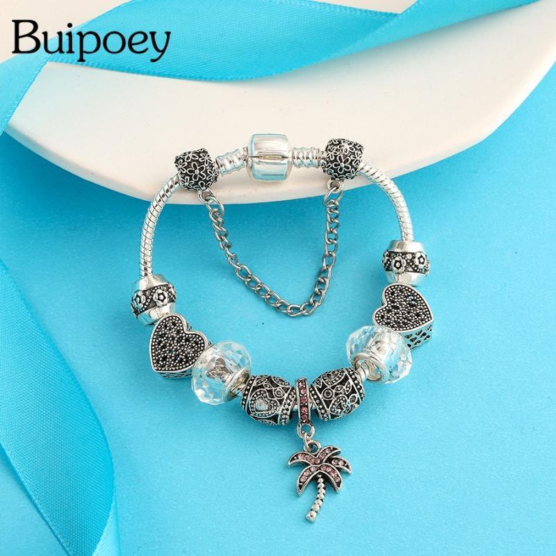 Charm Bracelets Buipoey Silver Color Palm Tree For Women Original Shiny Crystal Romantic Love Heart Beaded Bracelet Girl1
Charm Bracelets Buipoey Silver Color Palm Tree For Women Original Shiny Crystal Romantic Love Heart Beaded Bracelet Girl1