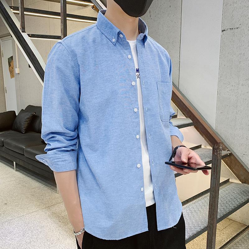 2021 Autumn Winter New Men's Shirts Korean Fashion Casual Long-sleeved Shirts Trendy Early Autumn Stacked for Men, Black
2021 Autumn Winter New Men's Shirts Korean Fashion Casual Long-sleeved Shirts Trendy Early Autumn Stacked for Men, Black
