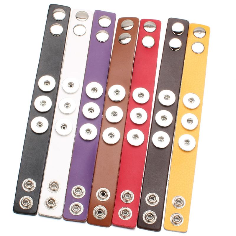 Hot Sale Snap Leather Bracelet Retro Handmade Braided Genuine Leather Snap Button Bracelet Bangles fit 18MM Jewelry
Hot Sale Snap Leather Bracelet Retro Handmade Braided Genuine Leather Snap Button Bracelet Bangles fit 18MM Jewelry