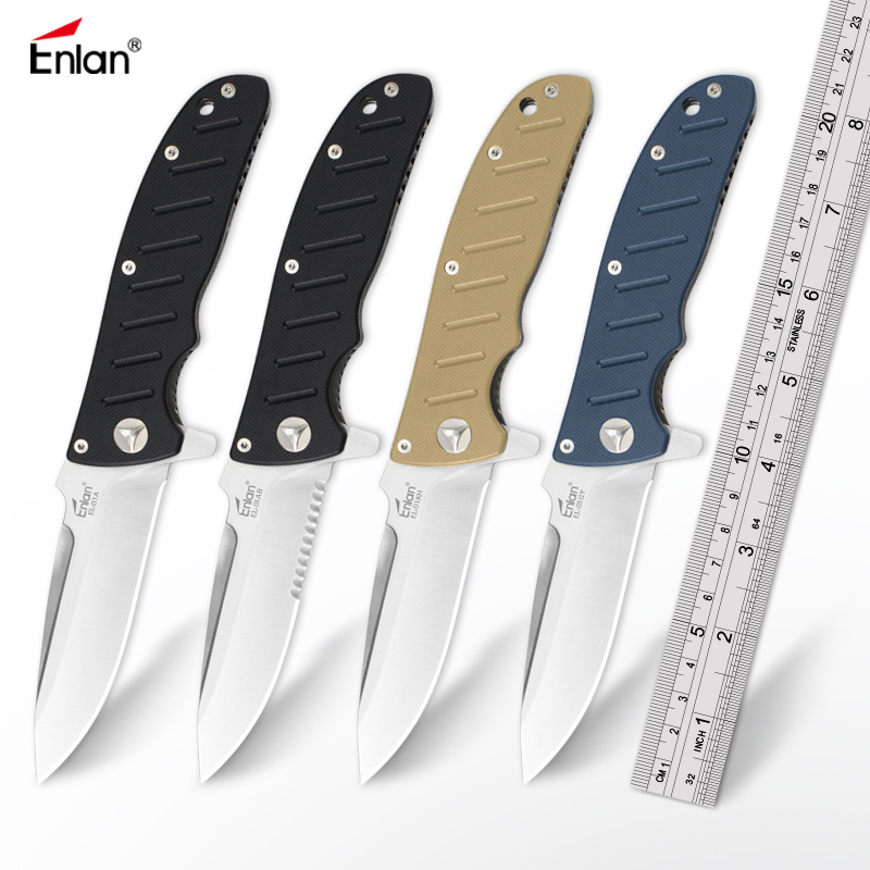 Enlan Bee EL-01 series classic tactical folding knife 8CR13mov blade G10 handle camping hunting outdoor EDC tools
Enlan Bee EL-01 series classic tactical folding knife 8CR13mov blade G10 handle camping hunting outdoor EDC tools