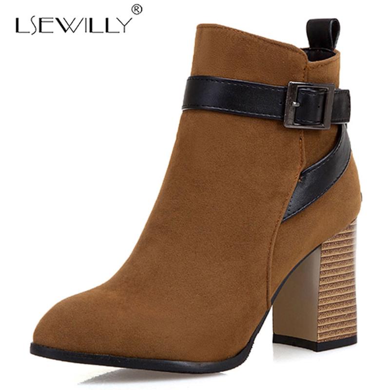 Lsewilly 2020 Fashion Patchwork PU Leather Flock Winter Short Boots Square Heel Zipper Buckle Women Ankle Boots Size 33-50 K69, Black
Lsewilly 2020 Fashion Patchwork PU Leather Flock Winter Short Boots Square Heel Zipper Buckle Women Ankle Boots Size 33-50 K69, Black