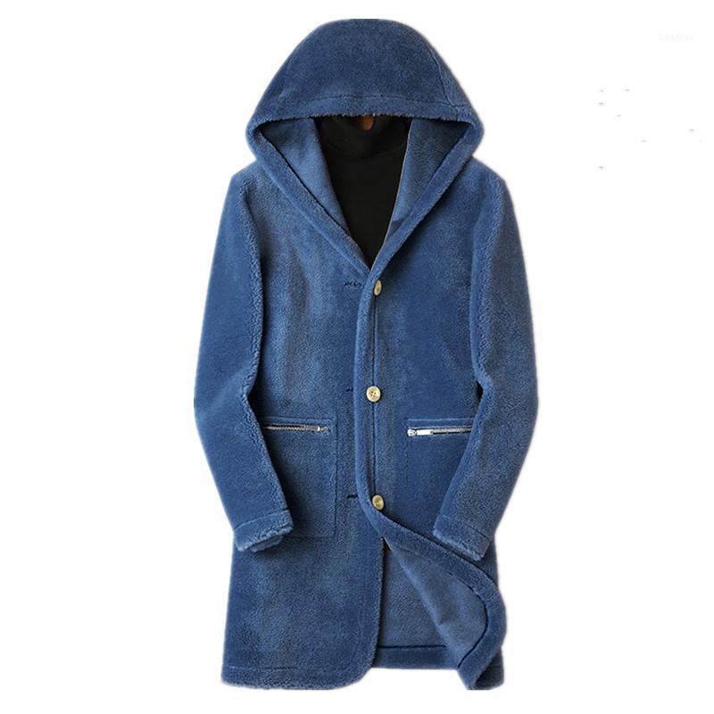 Wool Coat Men Winter Real Sheep Shearling Fur Long Coats Double-side Wear Suede Leather Jacket Veste L18-7201 MY16321, Black
Wool Coat Men Winter Real Sheep Shearling Fur Long Coats Double-side Wear Suede Leather Jacket Veste L18-7201 MY16321, Black