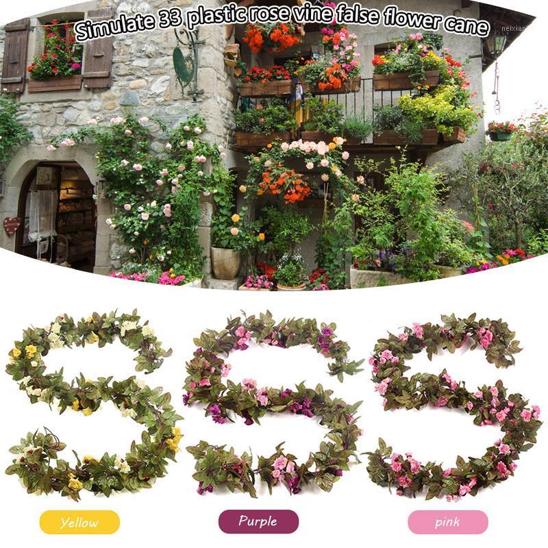 Simulation 33 Roses Rattan Living Room Air Conditioning Duct Indoor Heating Decoration Covering Plastic Fake Flower Vine1, Pink
Simulation 33 Roses Rattan Living Room Air Conditioning Duct Indoor Heating Decoration Covering Plastic Fake Flower Vine1, Pink