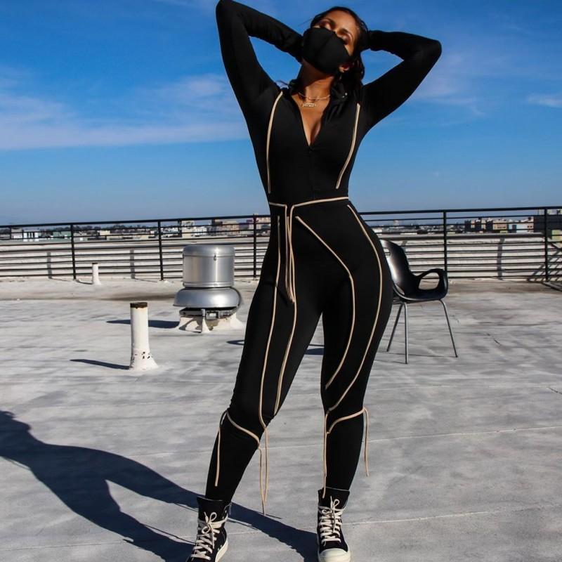 4XL Plus Size Irregular Black Jumpsuit For Women Sexy Deep V Neck Full Sleeve Slim Rompers Autumn New Casual Sportswear Jumpsuit
4XL Plus Size Irregular Black Jumpsuit For Women Sexy Deep V Neck Full Sleeve Slim Rompers Autumn New Casual Sportswear Jumpsuit