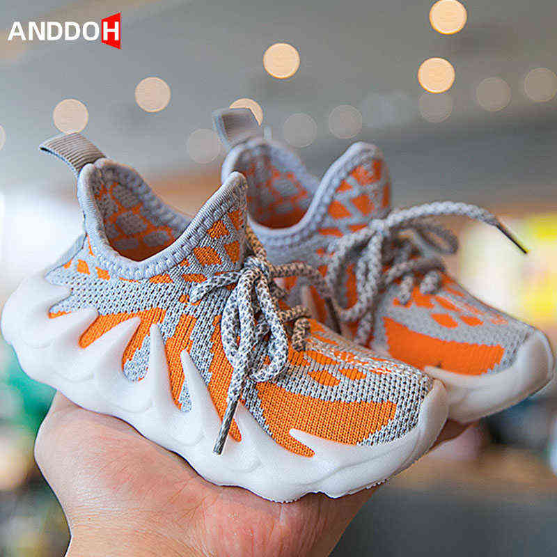 Size 21-31 Baby Casual Shoes For Kids Boys Girls Children Breathable Sneakers Anti-slippery Shoes Wear-resistant Toddler Shoes G220308