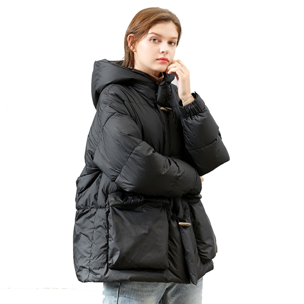 New 2020 Winter Women Female 90% White Duck Jacket Thicken Warm Loose Coat Hooded Zipper Horn Button Down Parka, Red
New 2020 Winter Women Female 90% White Duck Jacket Thicken Warm Loose Coat Hooded Zipper Horn Button Down Parka, Red