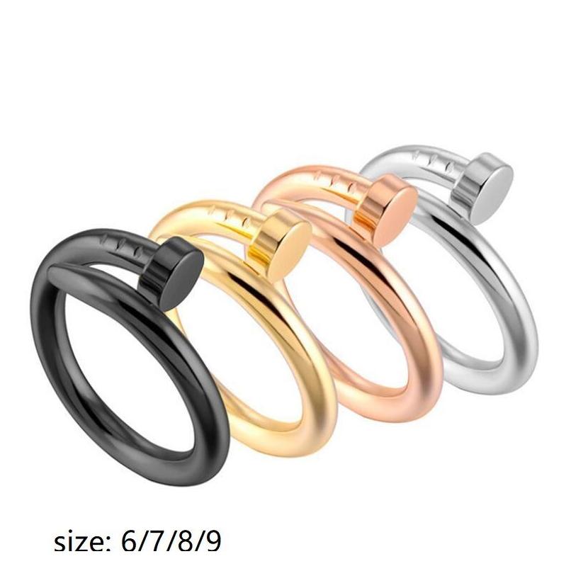 Nail Ring Titanium Steel Gold Ring Black Silver Rose Gold Love Brand Ring For Women Wedding Jewelry Wholesales Chin wmtYYL luckyhat
Nail Ring Titanium Steel Gold Ring Black Silver Rose Gold Love Brand Ring For Women Wedding Jewelry Wholesales Chin wmtYYL luckyhat