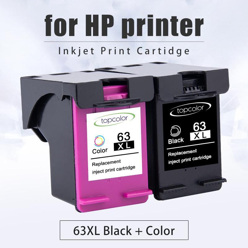 Topcolor 63XL Refill Ink Cartridge Replacement for 63 Deskjet 1110 1111 2130 2132 Envy 4510 4511 Officejet 5220 5264 Printer1
Topcolor 63XL Refill Ink Cartridge Replacement for 63 Deskjet 1110 1111 2130 2132 Envy 4510 4511 Officejet 5220 5264 Printer1