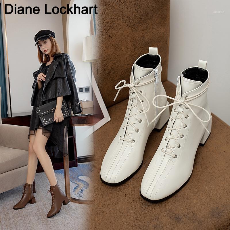 Female Ankle Boots Black White Boots Women Casual Low Heels Short Lace Up PU Leather Large Size 34- 43 Shoes Woman Autumn1, Brown
Female Ankle Boots Black White Boots Women Casual Low Heels Short Lace Up PU Leather Large Size 34- 43 Shoes Woman Autumn1, Brown