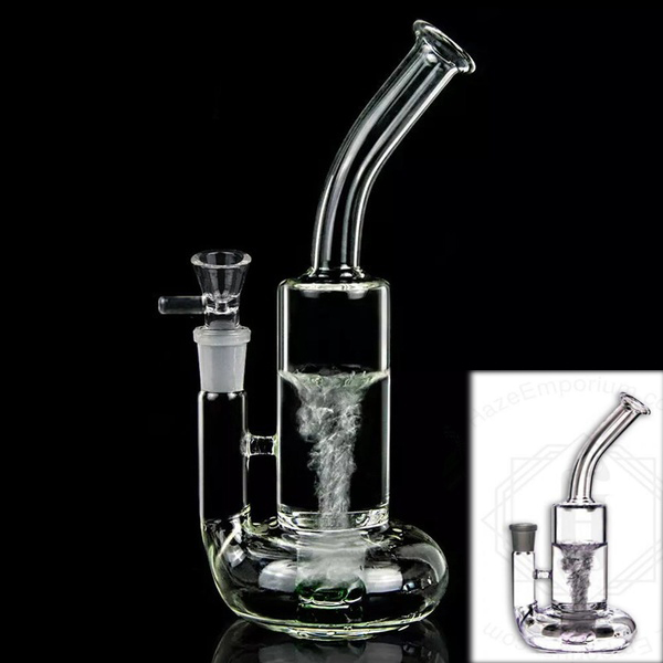 10.6 Inchs Tornado Bong Hookahs Shisha Water Pipes Glass Water Bongs Klein Recycler Dab Rigs Perc With 18mm Joint
10.6 Inchs Tornado Bong Hookahs Shisha Water Pipes Glass Water Bongs Klein Recycler Dab Rigs Perc With 18mm Joint
