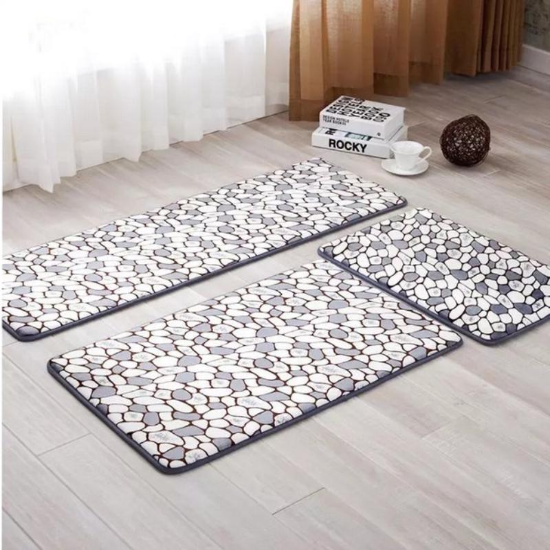 Thicken Bath Mat Bathroom Mats Carpets Set Stone Print Bathroom 3 Doormat For Toilet Anti-slip Sizes Shower Floor Rugs Room Rug
Thicken Bath Mat Bathroom Mats Carpets Set Stone Print Bathroom 3 Doormat For Toilet Anti-slip Sizes Shower Floor Rugs Room Rug