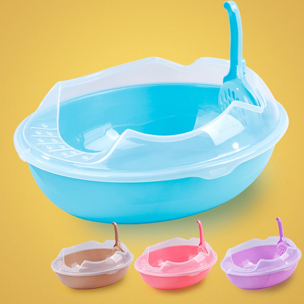 Semi-closed Cats Toilet Durable Restroom For Cats Sandbox Cat Anti-splash Toilet Training Cats Convenient Tray For Pet
Semi-closed Cats Toilet Durable Restroom For Cats Sandbox Cat Anti-splash Toilet Training Cats Convenient Tray For Pet