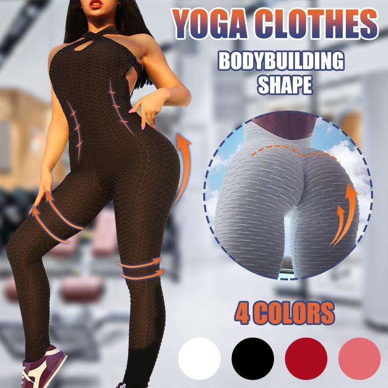 Women's Tracksuit Sports Yoga Sportswear Set Criss-Cross Vest One Piece Yoga Suit Ladies Fashion Solid Color Casual Fitness Suit
Women's Tracksuit Sports Yoga Sportswear Set Criss-Cross Vest One Piece Yoga Suit Ladies Fashion Solid Color Casual Fitness Suit