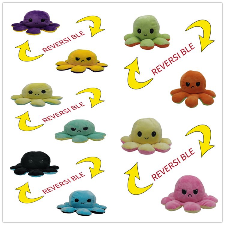 Double sided flip doll cute flip Octopus doll plush toy 2020 Amazon popular cross border01, Multicolor
Double sided flip doll cute flip Octopus doll plush toy 2020 Amazon popular cross border01, Multicolor