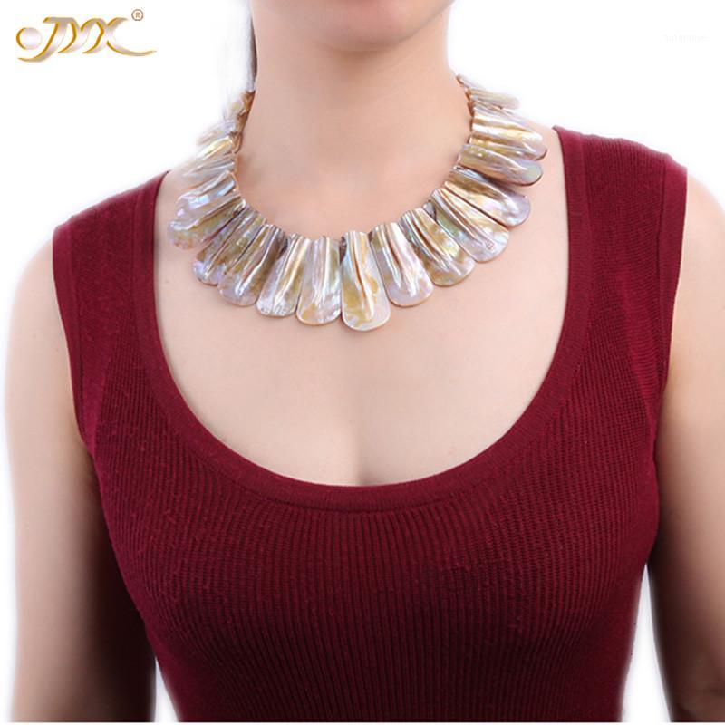 JYX 2020 Colorful Shell Necklace Natural shell choker 25*15-60*30mm queen style 14.5" women party gift1
JYX 2020 Colorful Shell Necklace Natural shell choker 25*15-60*30mm queen style 14.5" women party gift1