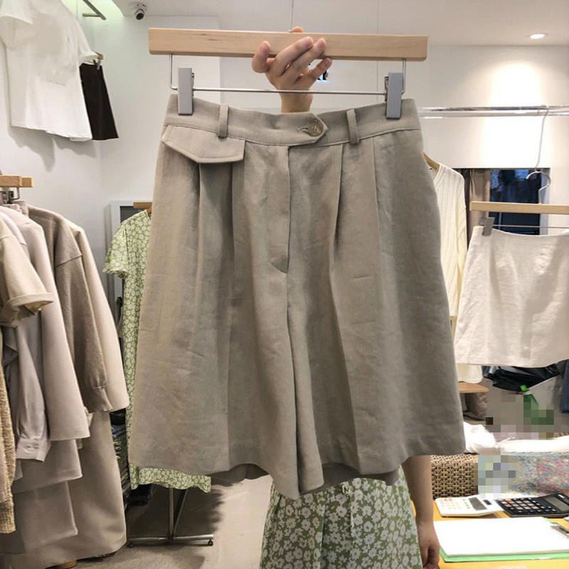Yocalor New Arrival High Waist Shorts Women Solid Color Zipper Casual Loose Short Pants Female Korean Summer Ropa Mujer 1E677, Light khaki
Yocalor New Arrival High Waist Shorts Women Solid Color Zipper Casual Loose Short Pants Female Korean Summer Ropa Mujer 1E677, Light khaki