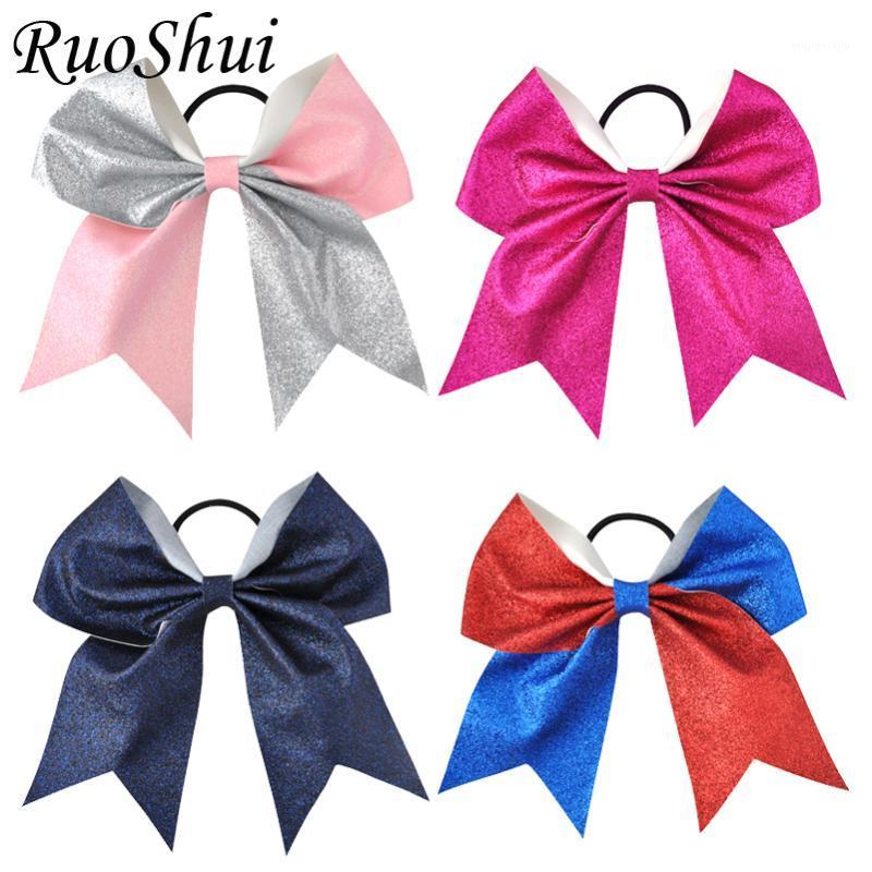 24 Color 7Inch Girls Boutique Solid Glisten Big Cheerleading Bow Elastic Hair Bands Ponytail Holder Women Hair Accessories1, White
24 Color 7Inch Girls Boutique Solid Glisten Big Cheerleading Bow Elastic Hair Bands Ponytail Holder Women Hair Accessories1, White