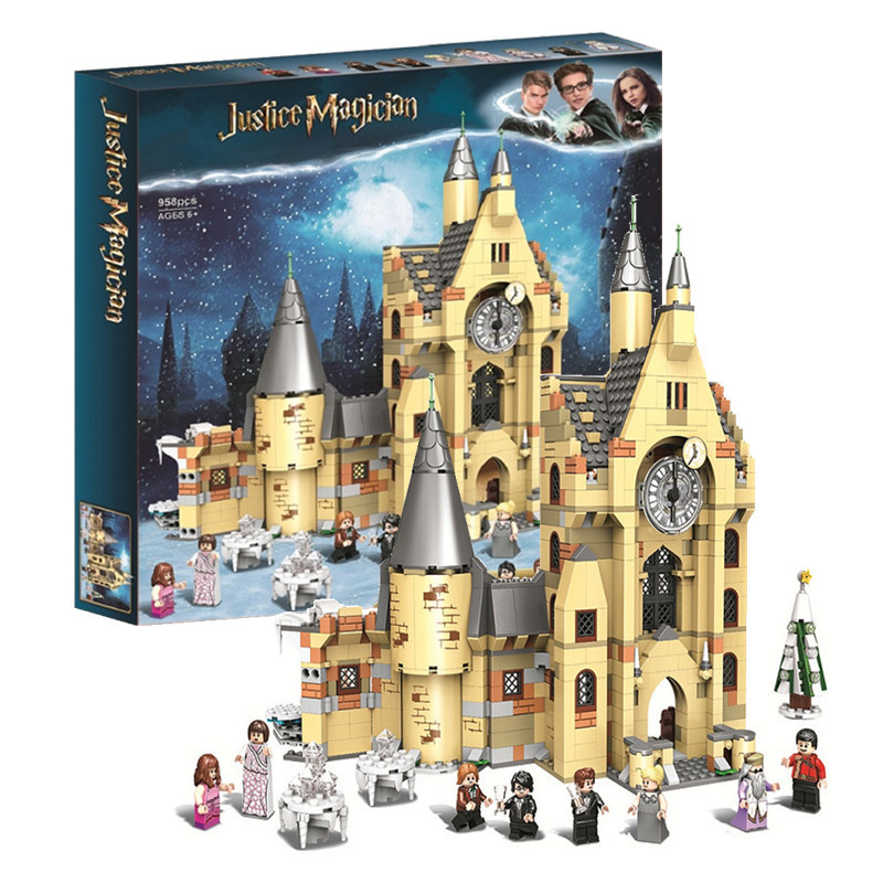 NEW Magic Clock Castle Tower Harried Building Blocks Brick Potter Cartoon Action Figure Toys Brain Game Model Anime Gifts X0102
NEW Magic Clock Castle Tower Harried Building Blocks Brick Potter Cartoon Action Figure Toys Brain Game Model Anime Gifts X0102