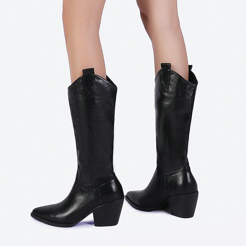 Fashion Knee High Boots Women Boots Pu Leather High Heel Long Autumn Western Pointed Toe Winter Female 2020, Black
Fashion Knee High Boots Women Boots Pu Leather High Heel Long Autumn Western Pointed Toe Winter Female 2020, Black