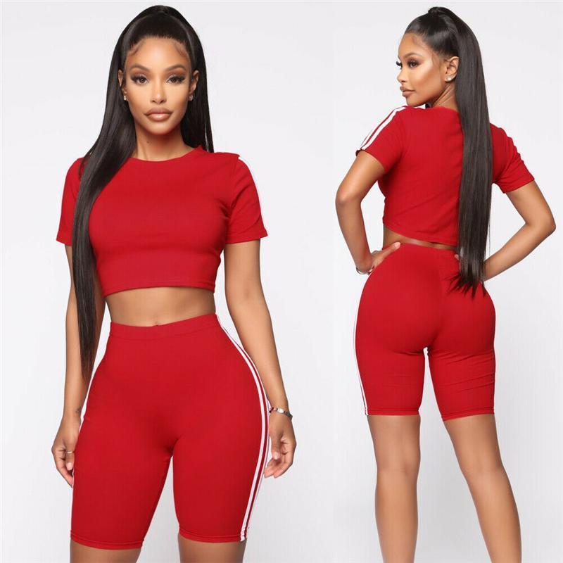 Women Fashion Tracksuit Ladies Fitness Bandage sport suit Crop Top Shorts workout Outfits Bodycon Stretch Yoga Set Gym clothing1, Blue
Women Fashion Tracksuit Ladies Fitness Bandage sport suit Crop Top Shorts workout Outfits Bodycon Stretch Yoga Set Gym clothing1, Blue