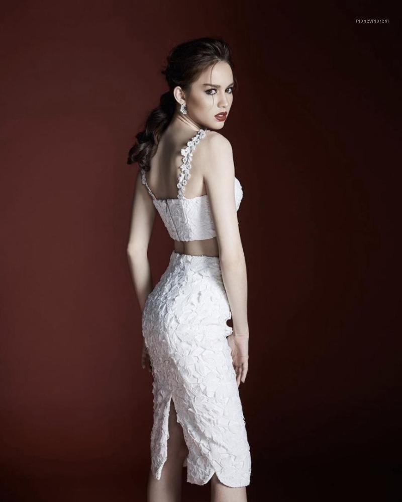 2018 High Quality Fashion Women Sets Strapless Lace Zipper Skirt Bandage Sets Evening Party1, White
2018 High Quality Fashion Women Sets Strapless Lace Zipper Skirt Bandage Sets Evening Party1, White