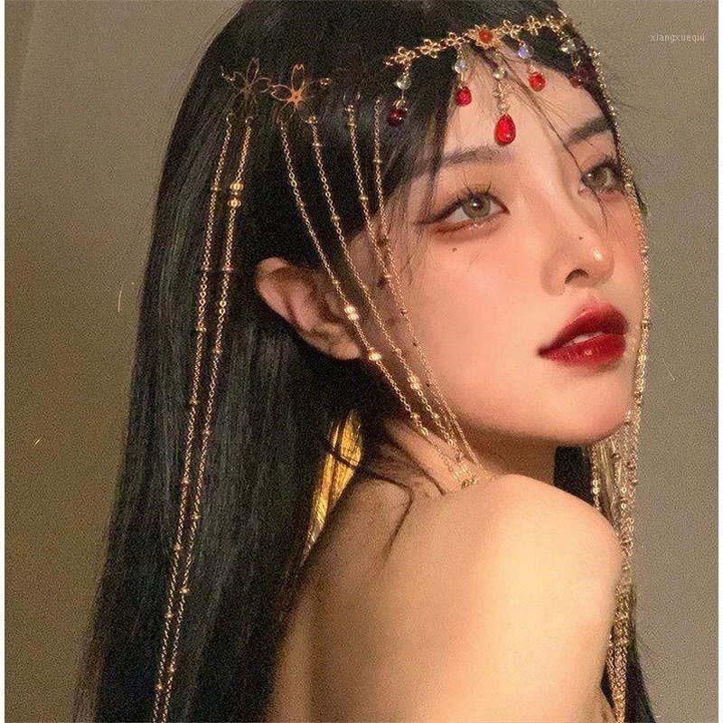 Hair Clips & Barrettes 1PC Gem Tassel Headband Clip For Women Chinese Hairpin Headpiece Accessories Forehead Decoration Party Cross Dress, Golden;silver
Hair Clips & Barrettes 1PC Gem Tassel Headband Clip For Women Chinese Hairpin Headpiece Accessories Forehead Decoration Party Cross Dress, Golden;silver