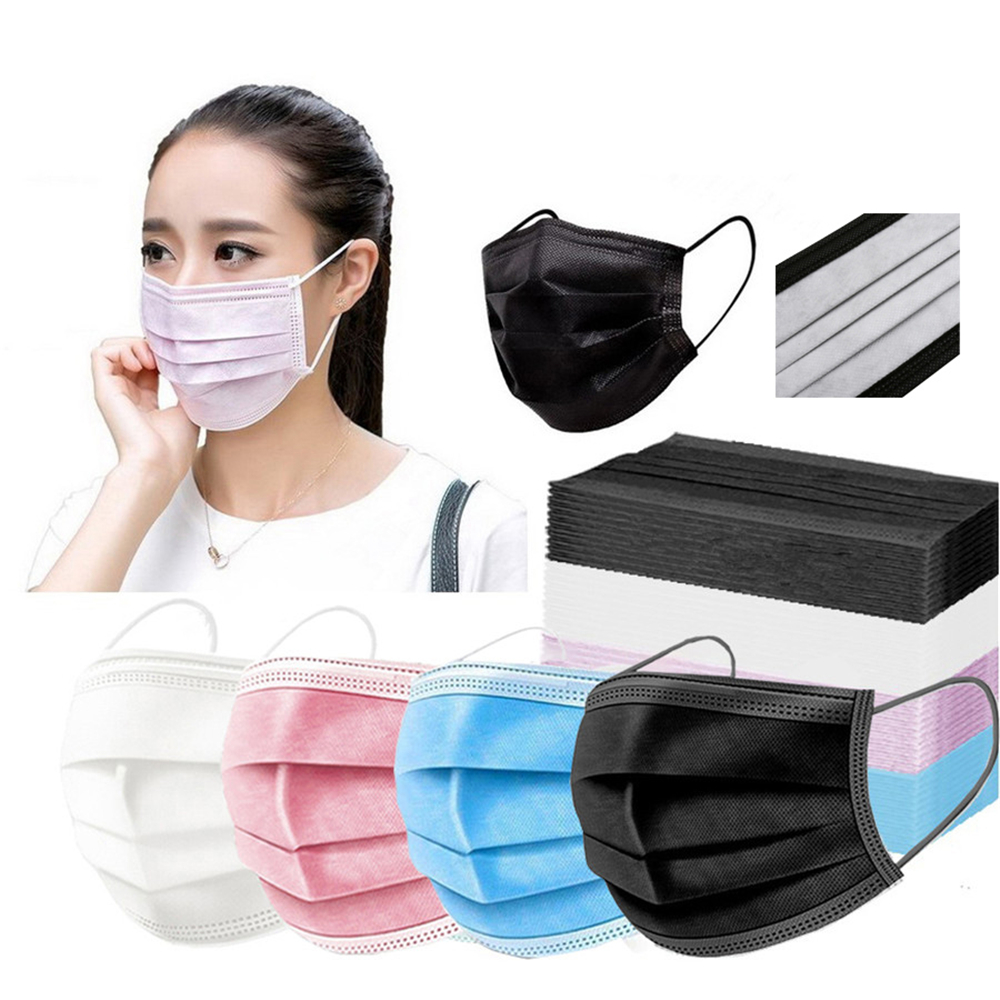 Disposable Black Gray Pink Adult Protective Mask Anti Dust Anti Droplets 3 Layers Filter Earloop Non Woven Face Mouth Mask
Disposable Black Gray Pink Adult Protective Mask Anti Dust Anti Droplets 3 Layers Filter Earloop Non Woven Face Mouth Mask