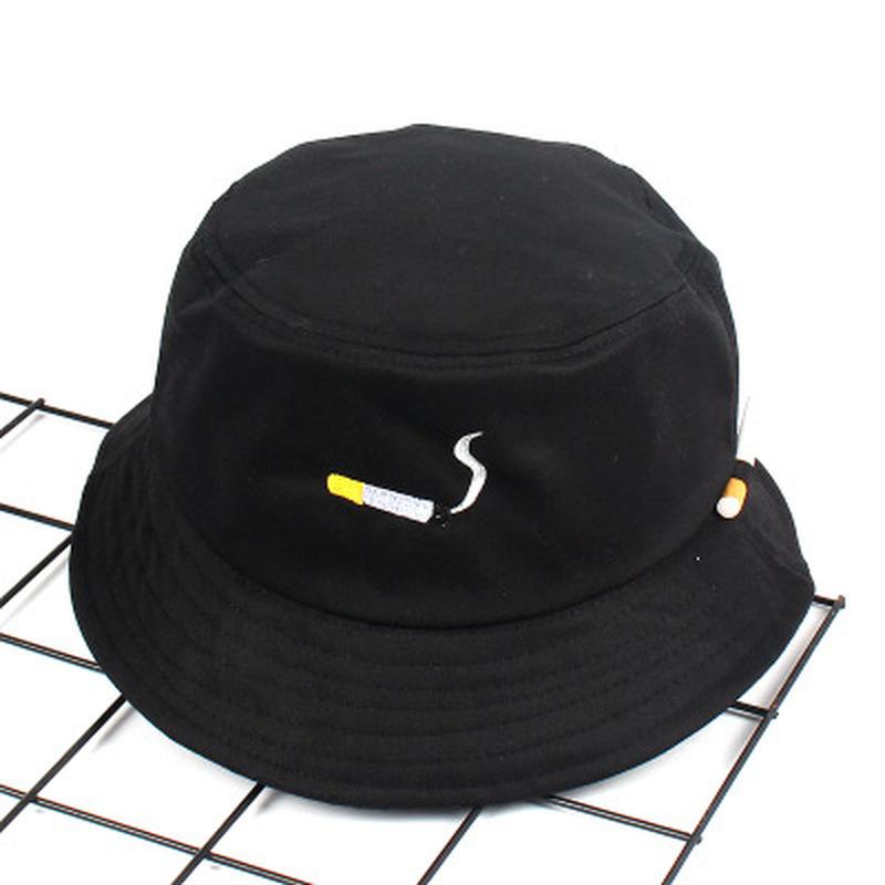 Cigarette Embroidery Bucket Hat for Men Women Hip Hop Fisherman Hat Adult Panama Bob Summer Lovers Flat Harajuku Sunhats, As picture
Cigarette Embroidery Bucket Hat for Men Women Hip Hop Fisherman Hat Adult Panama Bob Summer Lovers Flat Harajuku Sunhats, As picture