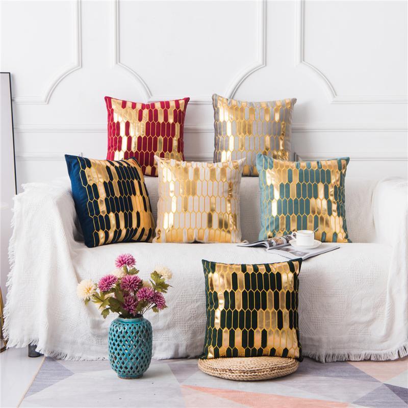 Hot Geometric Embroidered Cushion Cover Home Decorative Pillow Case 45*45cm Soft Velvet Grey Blue Throw Pillows For Sofa1
Hot Geometric Embroidered Cushion Cover Home Decorative Pillow Case 45*45cm Soft Velvet Grey Blue Throw Pillows For Sofa1